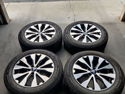 18" 5x114 Subaru Outback Wheels with Nokian Winter/Summer Tire Sets