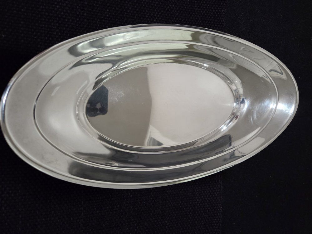 Reed & Barton Oval Serving Tray Platter 214 Silver Plated