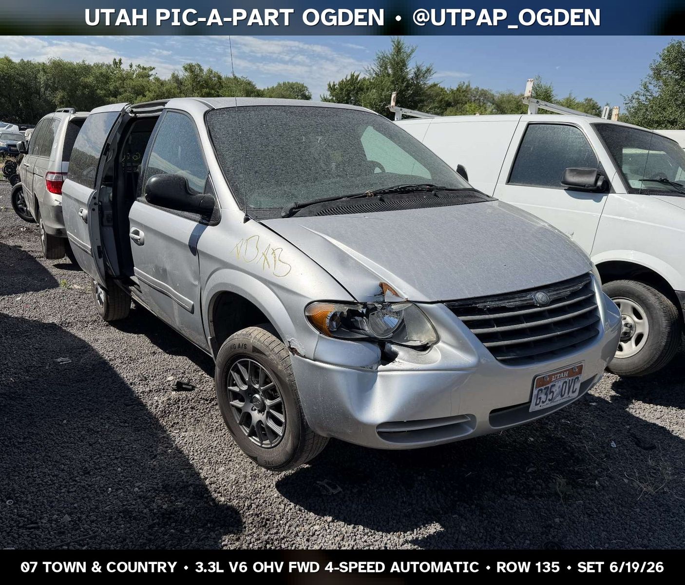 2007 Chrysler Town & Country Parts - UTPAP Ogden