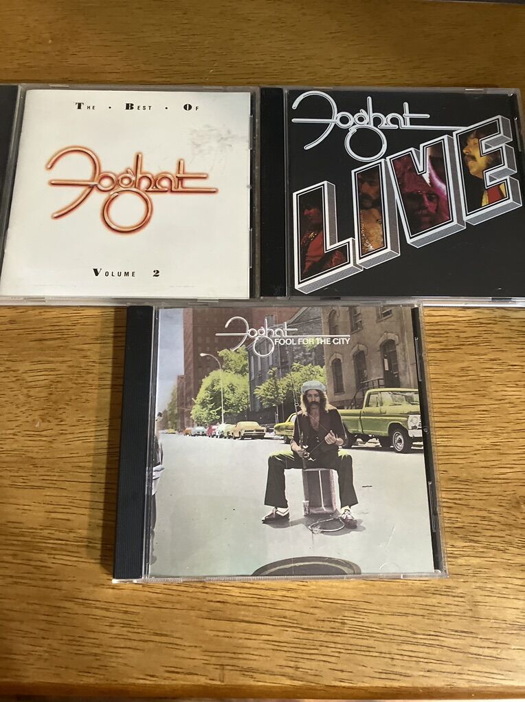 Set Of 3 Foghat CDs