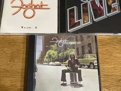 Set Of 3 Foghat CDs