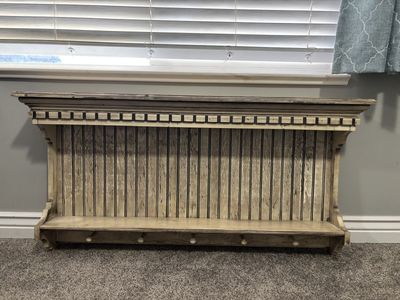 Decorative hanging shelf