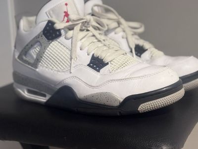 Jordan 4 Retro White Cement Size 10.5