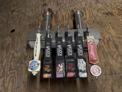 Commercial Draft Beer Tower – 6 Faucets with Handles