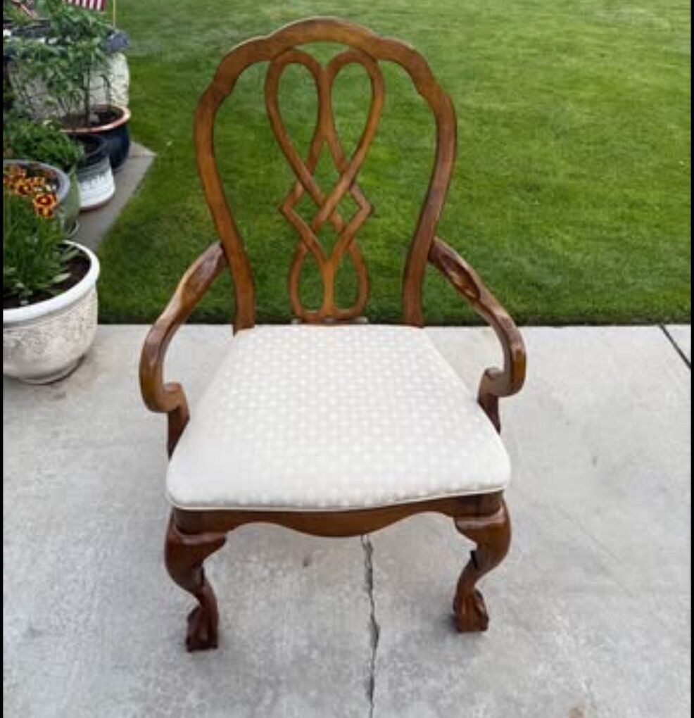 Chippendale Style Chair W/ Ball Claw Foot