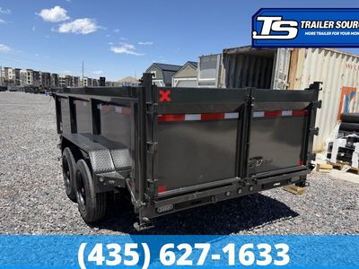 7x16 Maxx-D DTX Dump Trailer - 36" Sides - 17.5K GVWR - 7 Gauge Floor