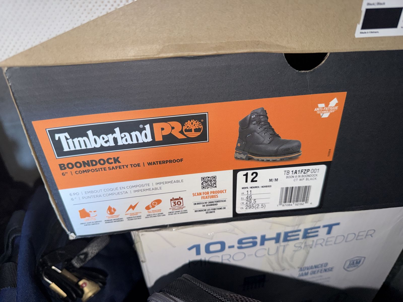 Composite Toe Size 12 Timberland Boondock Boots
