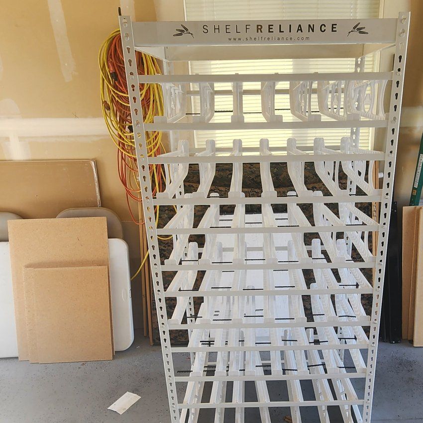 shelf reliance can food storage rotation rack fifo