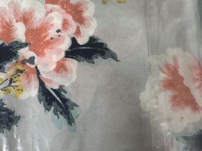 Large Floral Challis Print.