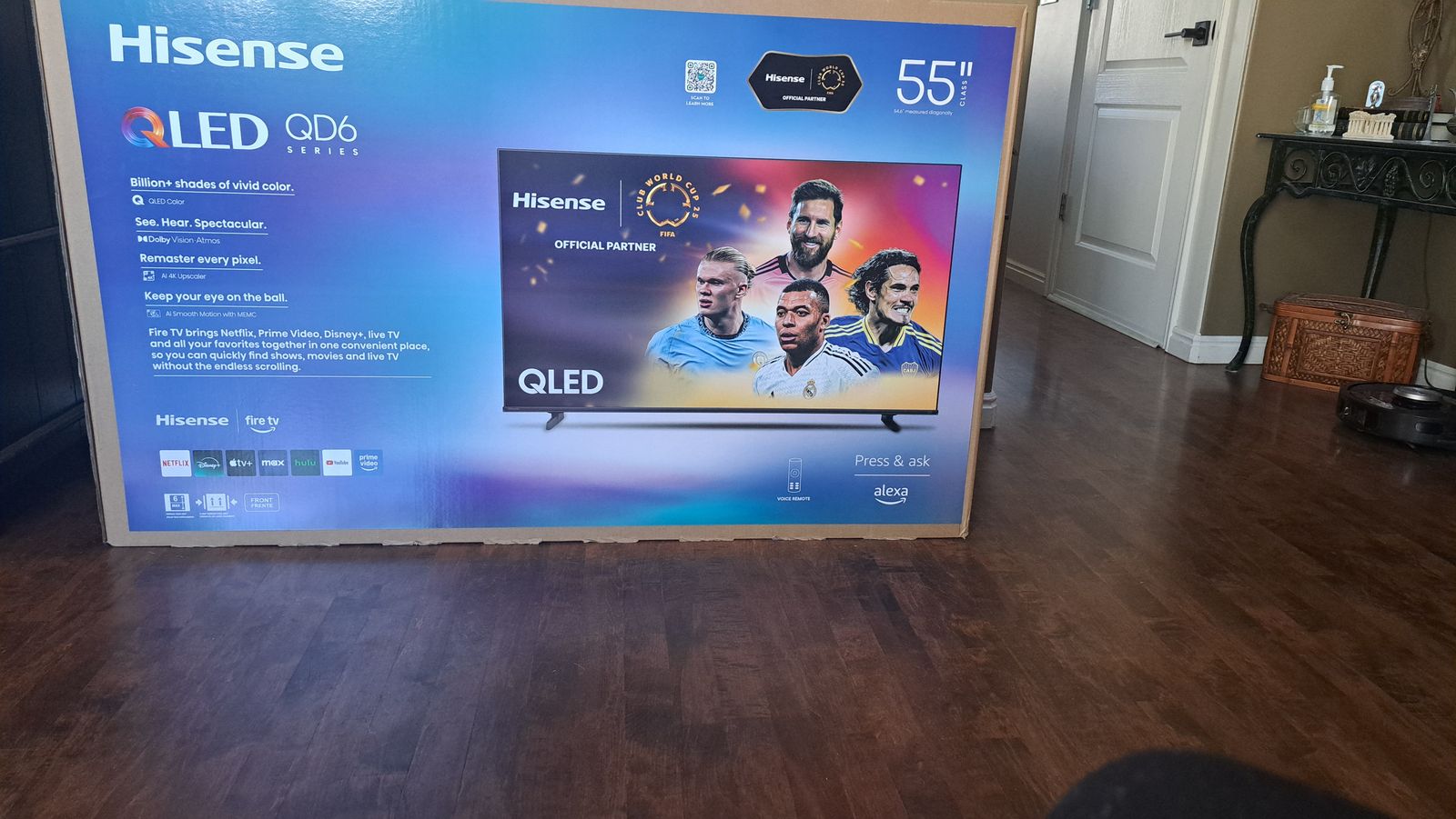 Tv 55 inch hisense led qd6 series