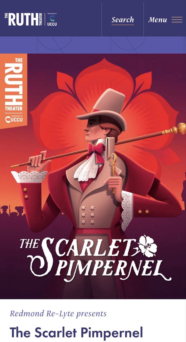 2 Scarlet Pimpernel tickets for tonight’s show