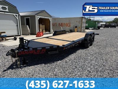 7x22 Double A Pro Series CT Tilt Trailer - 15.4K GVWR - I-Beam Frame, Torsion Axles