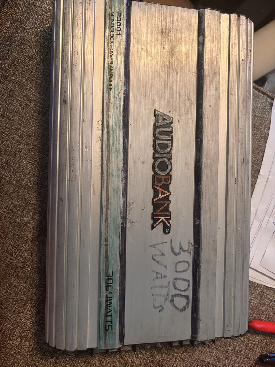 Audiobank P3001 Monoblock Power Amplifier 3000W Silver