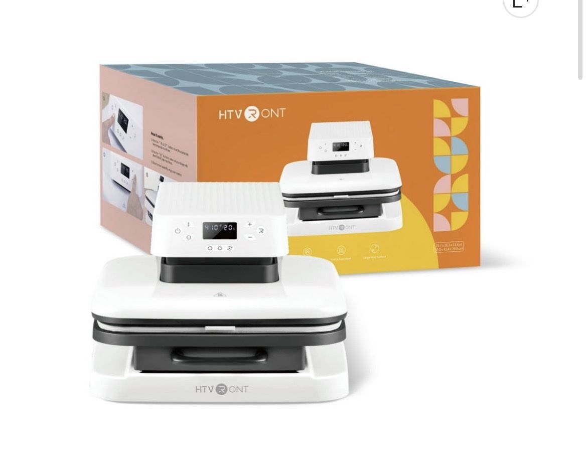 HTVRONT Auto Heat Press 15x15 inch Automatic Craft Heat Transfer Machine for T-Shirts & HTV