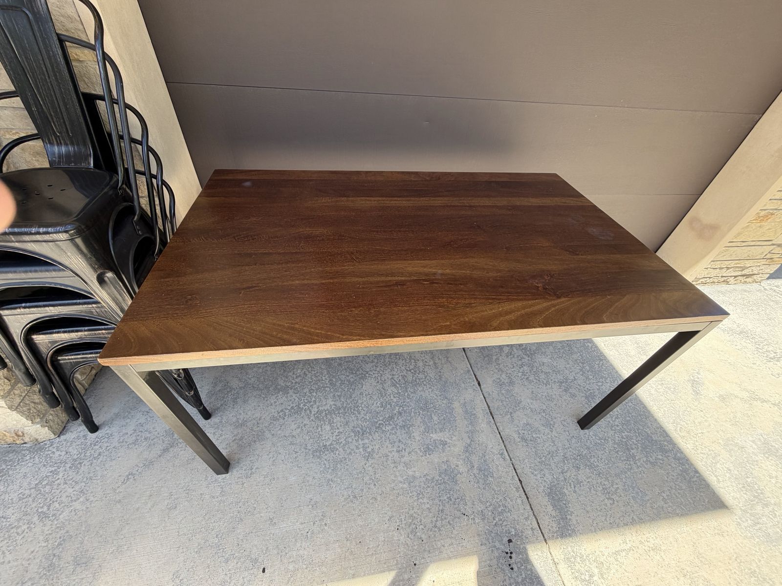 Table with or without chairs