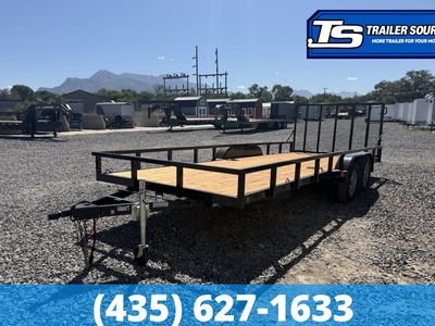 7x20 Echo EA-20-15T Utility Trailer - 7K GVWR -