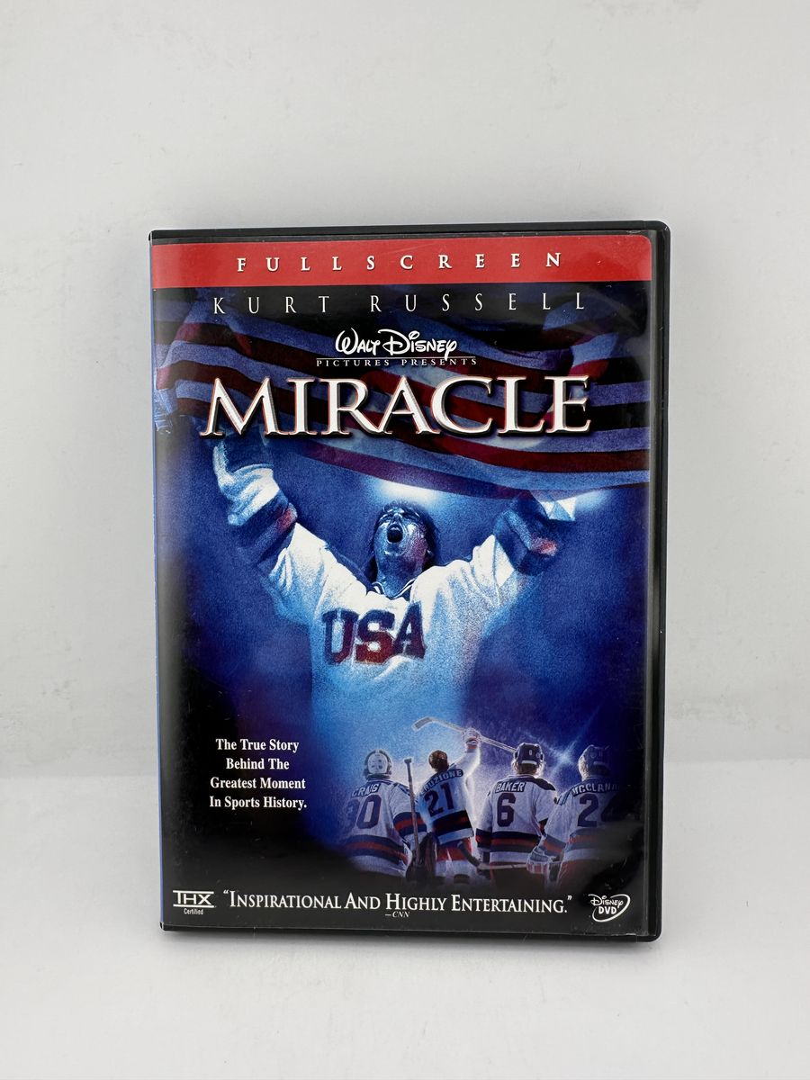 Miracle 2-Disc DVD Full Screen Kurt Russell Disney Hockey Movie