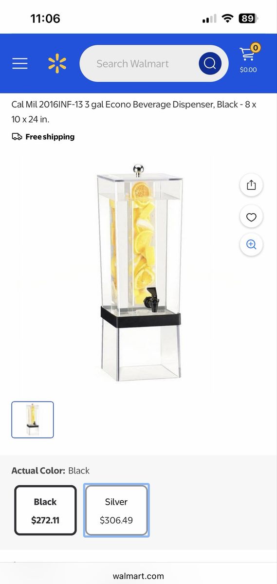 Brand new! 3 gal Econo Beverage Dispenser