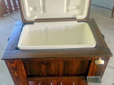 Custom Wood Cooler