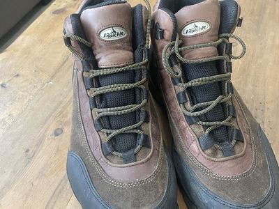 Raichle Men's Brown Leather & Suede Hiking Boots - Size 11D