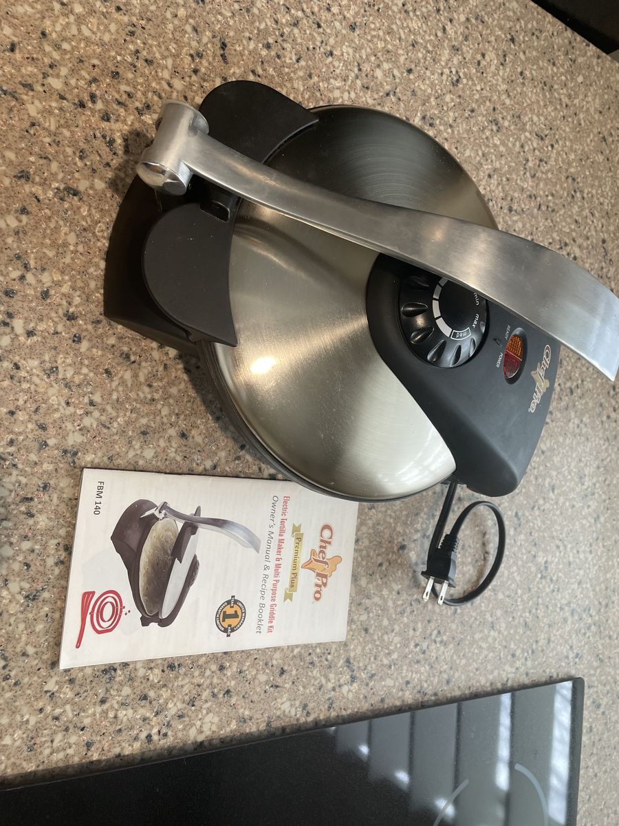 Chef Pro Electric Tortilla press