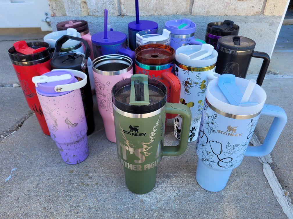 Lot of engraved mugs-$20 takes all, Stanley Mug