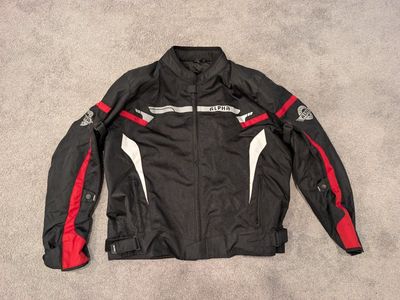 4XL Alpha Cycle Gear armored mesh motorcycle jacke