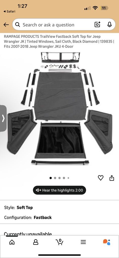 Jeep Jk Soft Top