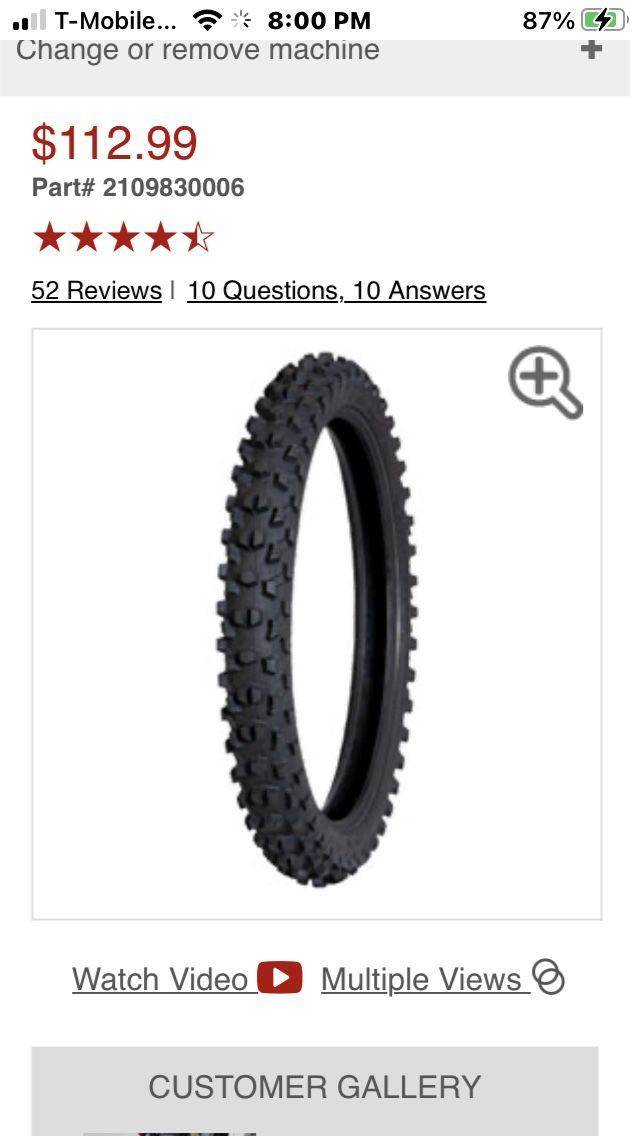 Dunlop, sand and mud tires