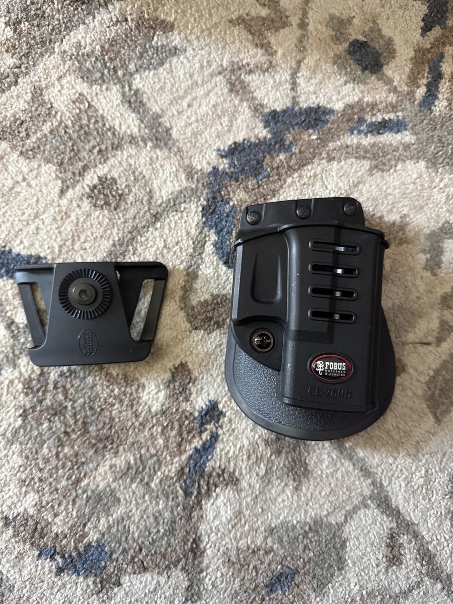 Holster, paddle & Belt option