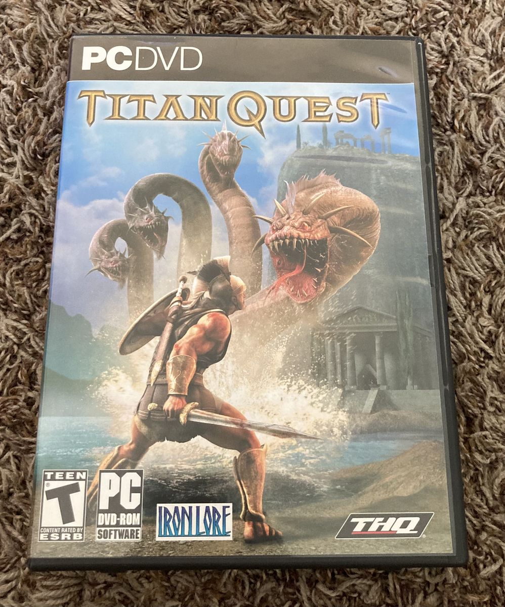 Titan Quest & Immortal Throne PC DVD-ROM Games Iron Lore THQ Action RPG Bundle