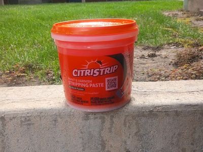 Citristrip Paint & Varnish Stripping Paste - 1/2 Gallon - No Harsh Fumes