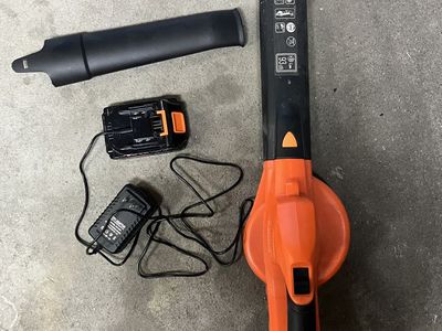 Cordless Leaf Blower, 20V Handheld Electric Leaf Blowers with 2 x Battery & Charger, 2 Speed Mode, 320CFM 165MPH, Lightweigt