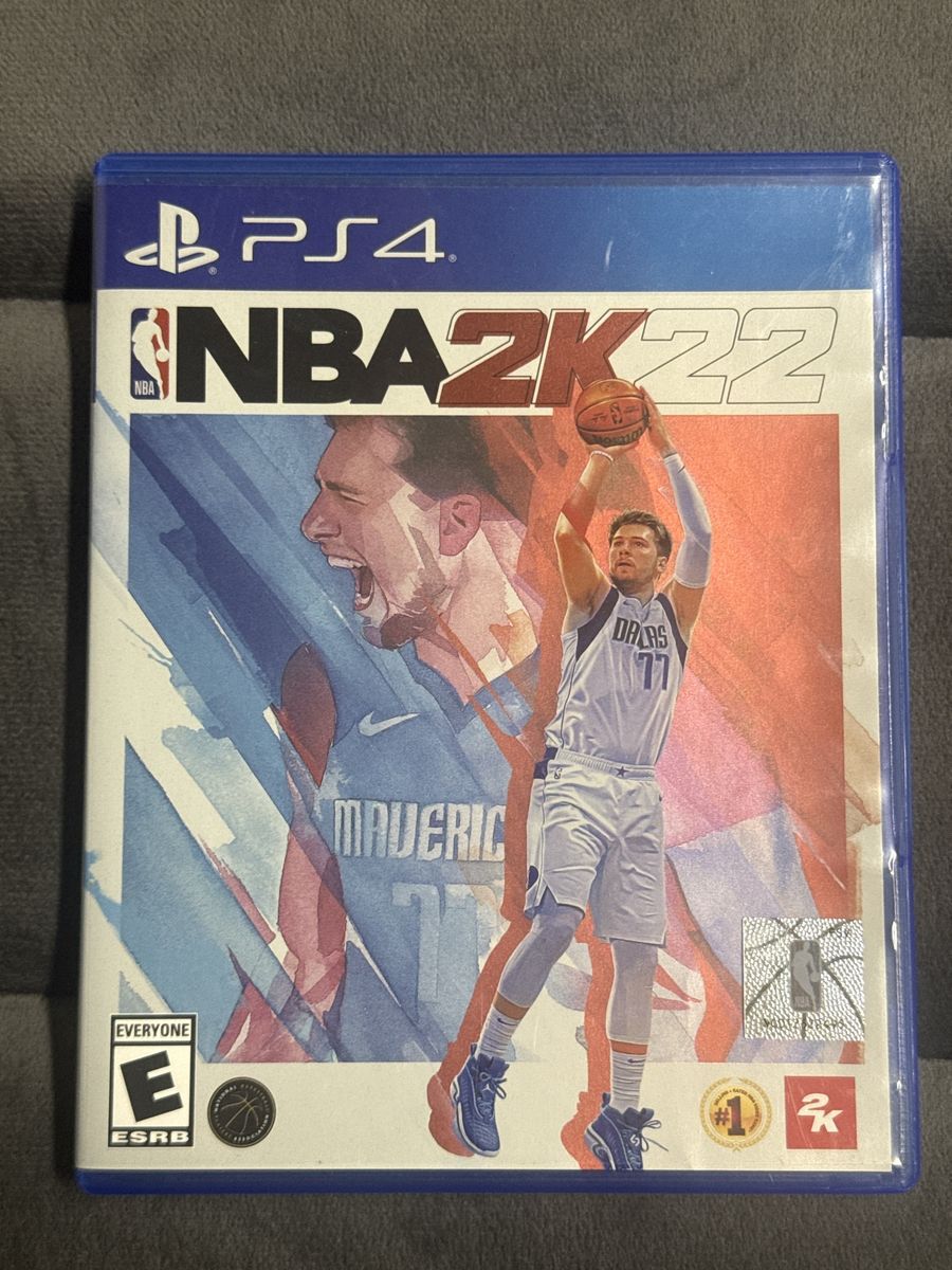 NBA 2K22 PS4 Basketball Video Game - Luka Doncic Edition, Great Condition
