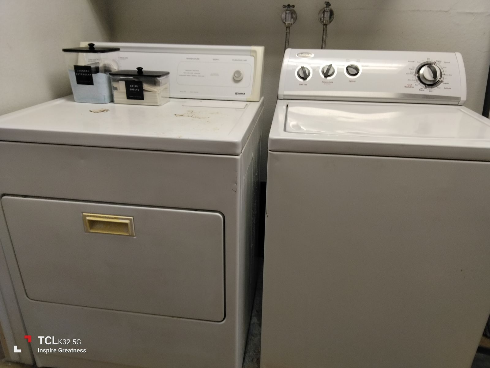 WASHER AND DRYER