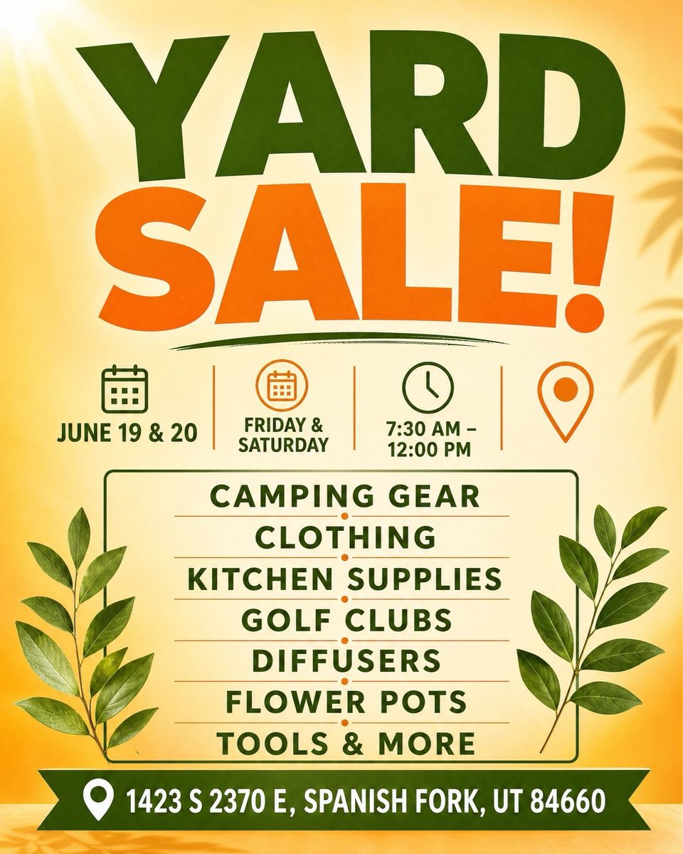 Yard Sale!