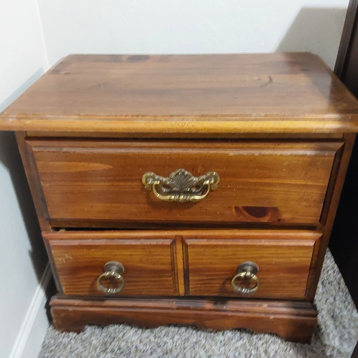 Solid Wood Nightstand
