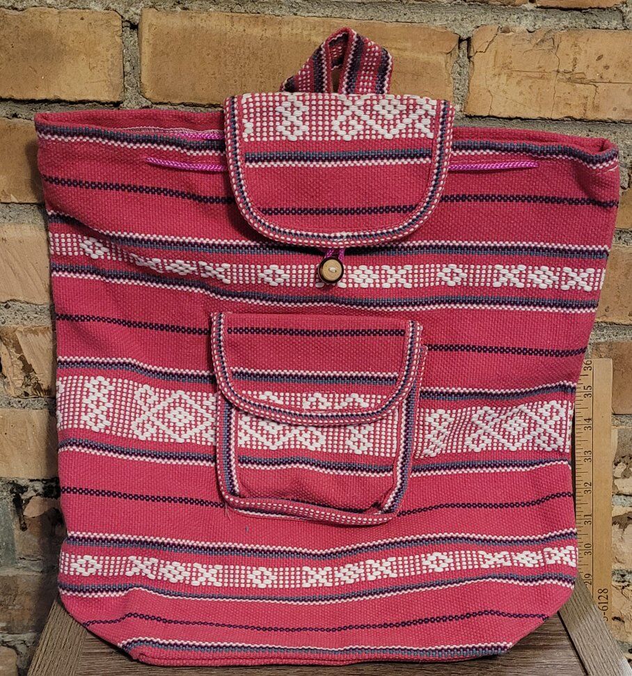 Aztec Falsa Knapsack Backpack Pink, New