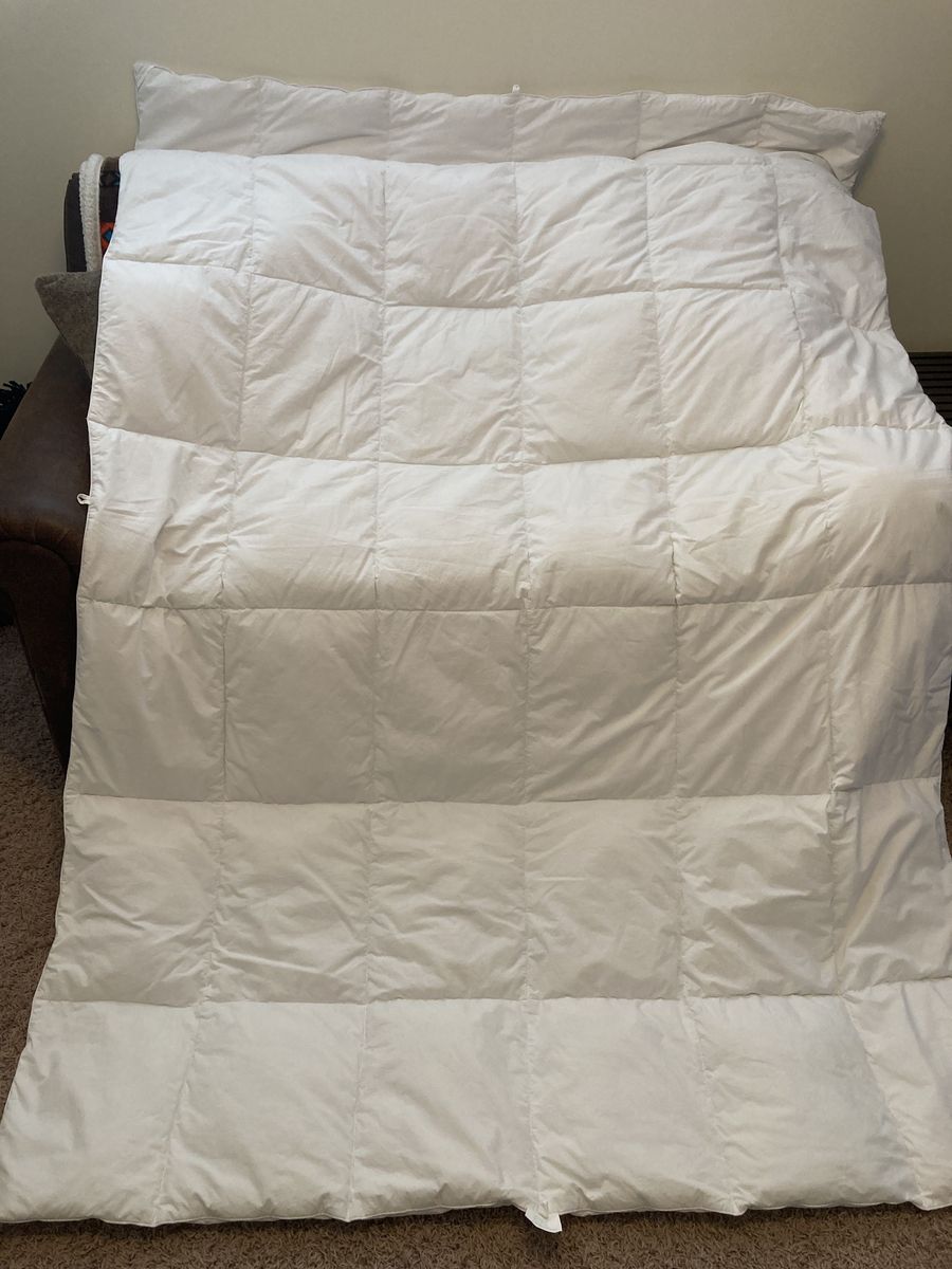 Serta Twin Block style comforter with OekoTex Standard 100 (green sustainable)