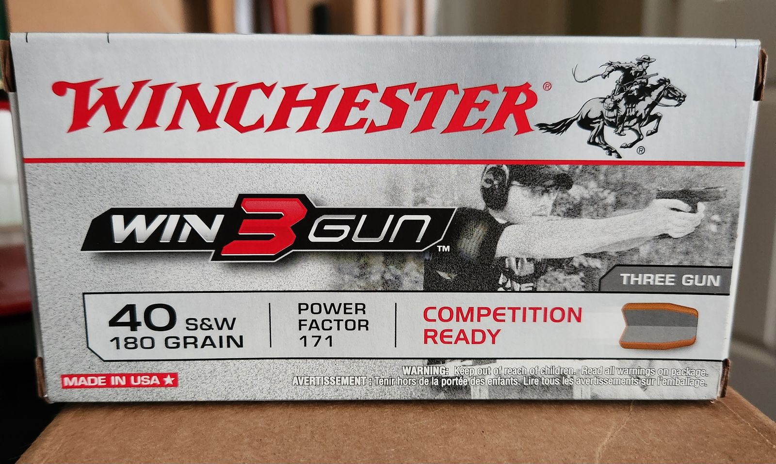 Case of 500 rounds Winchester 40 S&W 180 Gr.