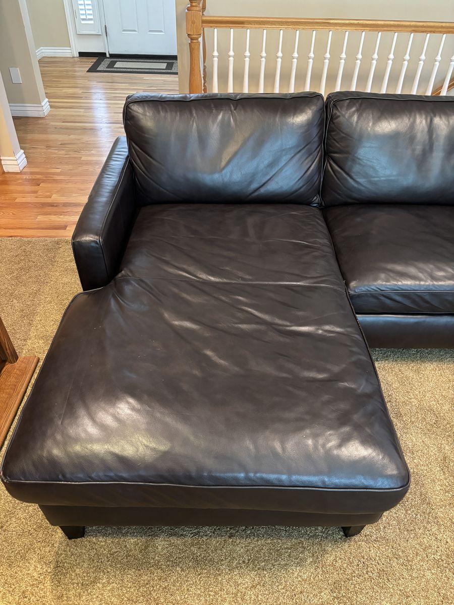 Leather Sectional Couch