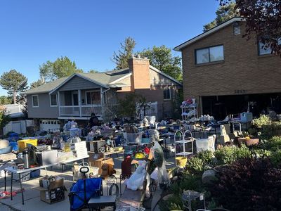 HUGE YARD SALE! Home-goods, clothing, shoes, kids toys, designer bags!