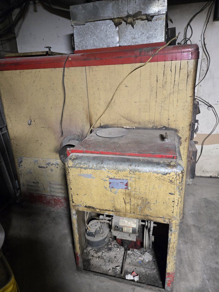 Free coal stoker-matic. you remove