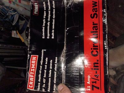 Craftsman 7 1/4 in circular saw