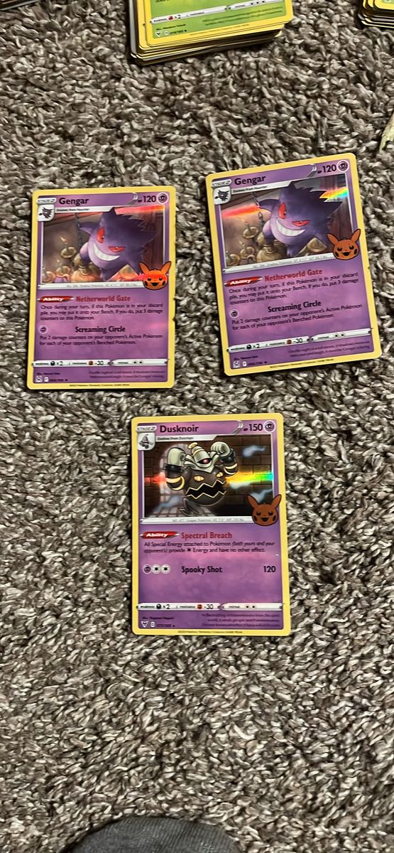 Pokémon TCG Trick or Trade Halloween Edition Card Lot - Gengar Dusknoir Holos