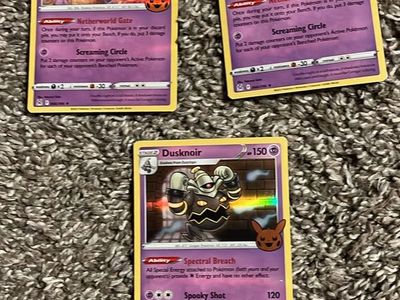 Pokémon TCG Trick or Trade Halloween Edition Card Lot - Gengar Dusknoir Holos