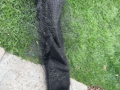 Black netting for coops etc
