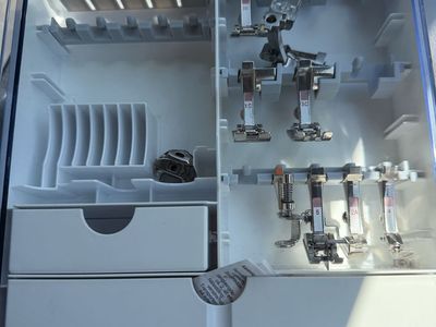 BERNINA Sewing Machine Presser Foot Accessory Kit, Assorted Feet & Bobbin