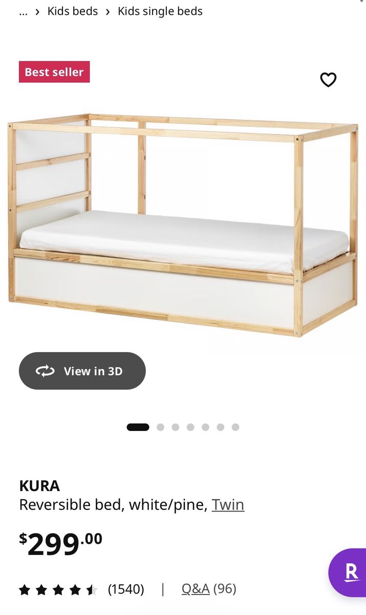 Used Ikea Bunk Bed kura