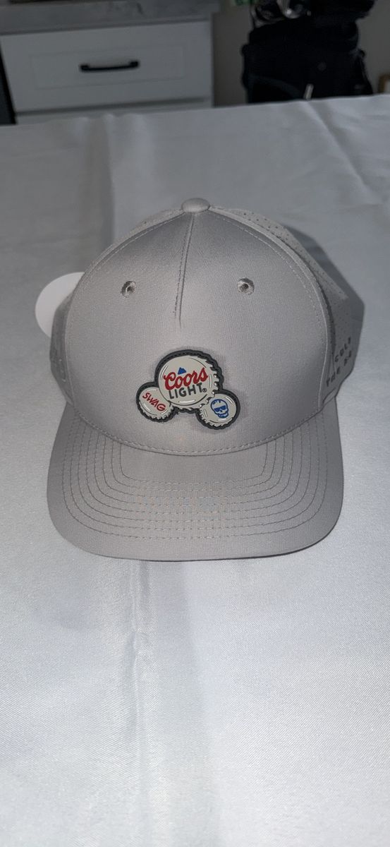 SWAG Coors Light SOLD OUT Performance Hat Gray, Cold As The Rockies, Perforated, Snapback OSFM